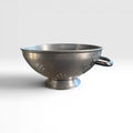 A Large Vintage Metal Colander with Twin Handles