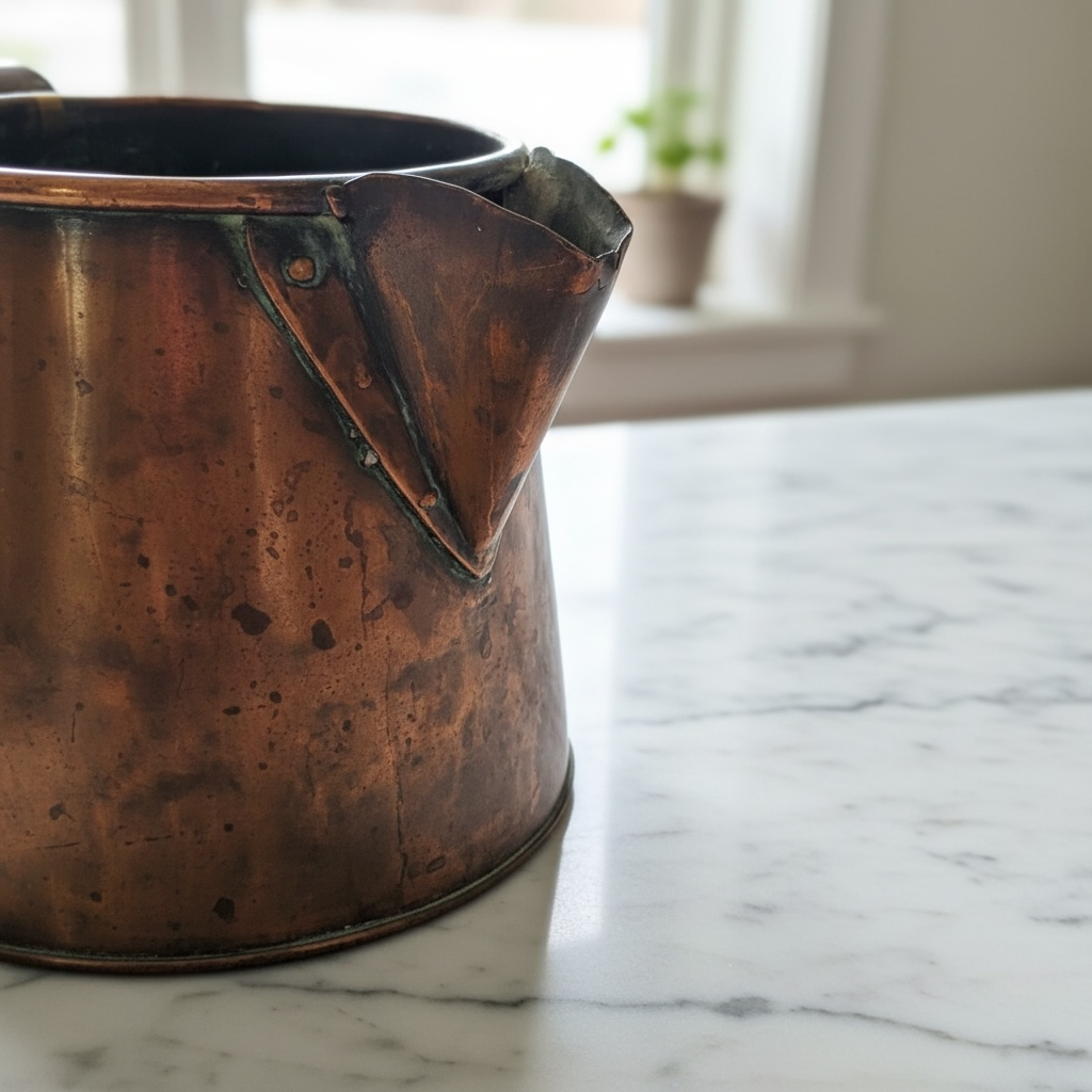 Victorian Copper Kitchen Pitcher