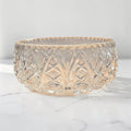 A Vintage Cut Glass Fruit Bowl