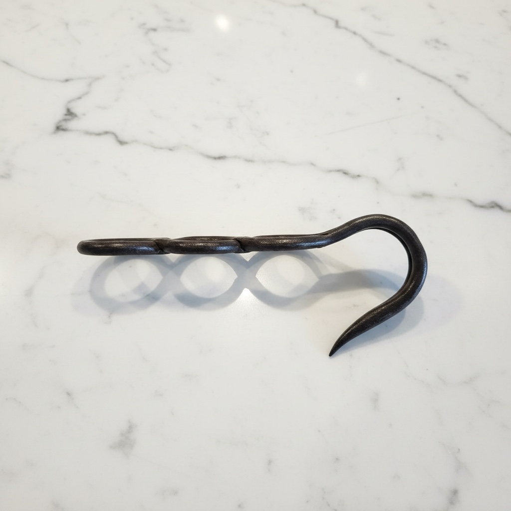 Vintage Triple Loop Butcher's Meat Hook