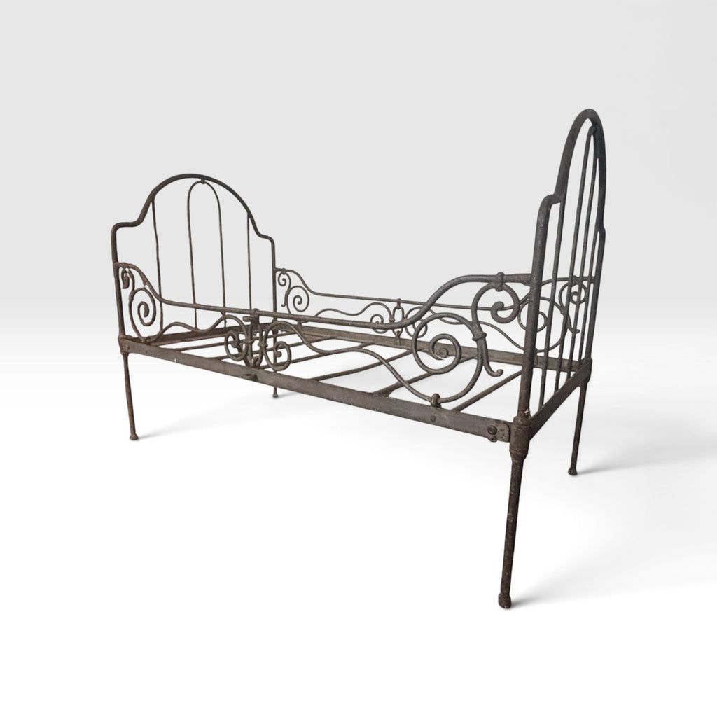 Victorian Wrought Iron Dolls Bed