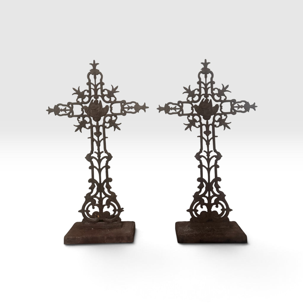 Pair of Ornamental Crosses