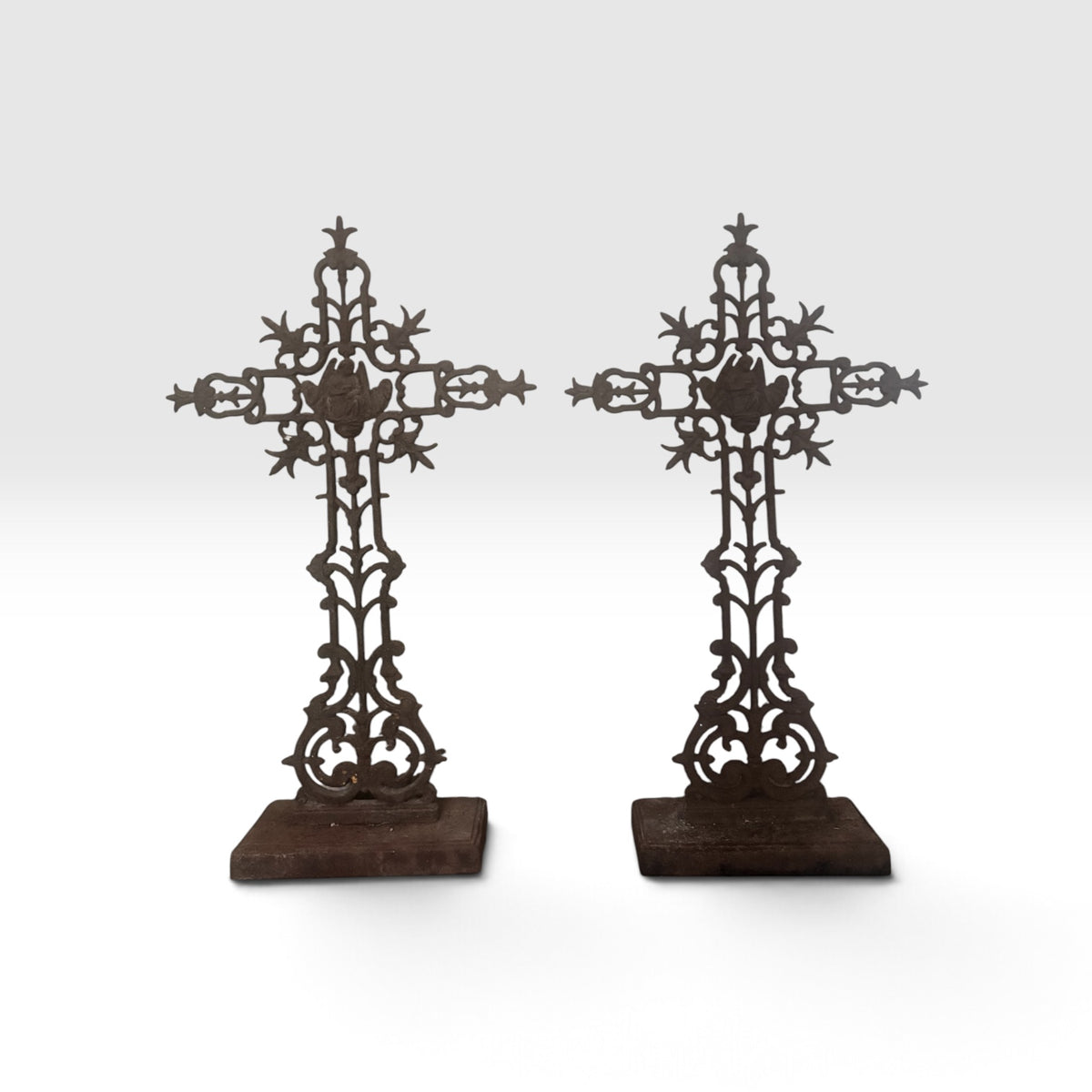 Pair of Ornamental Crosses