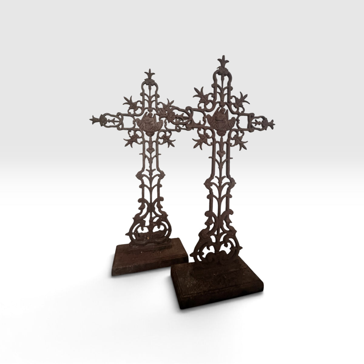 Pair of Ornamental Crosses