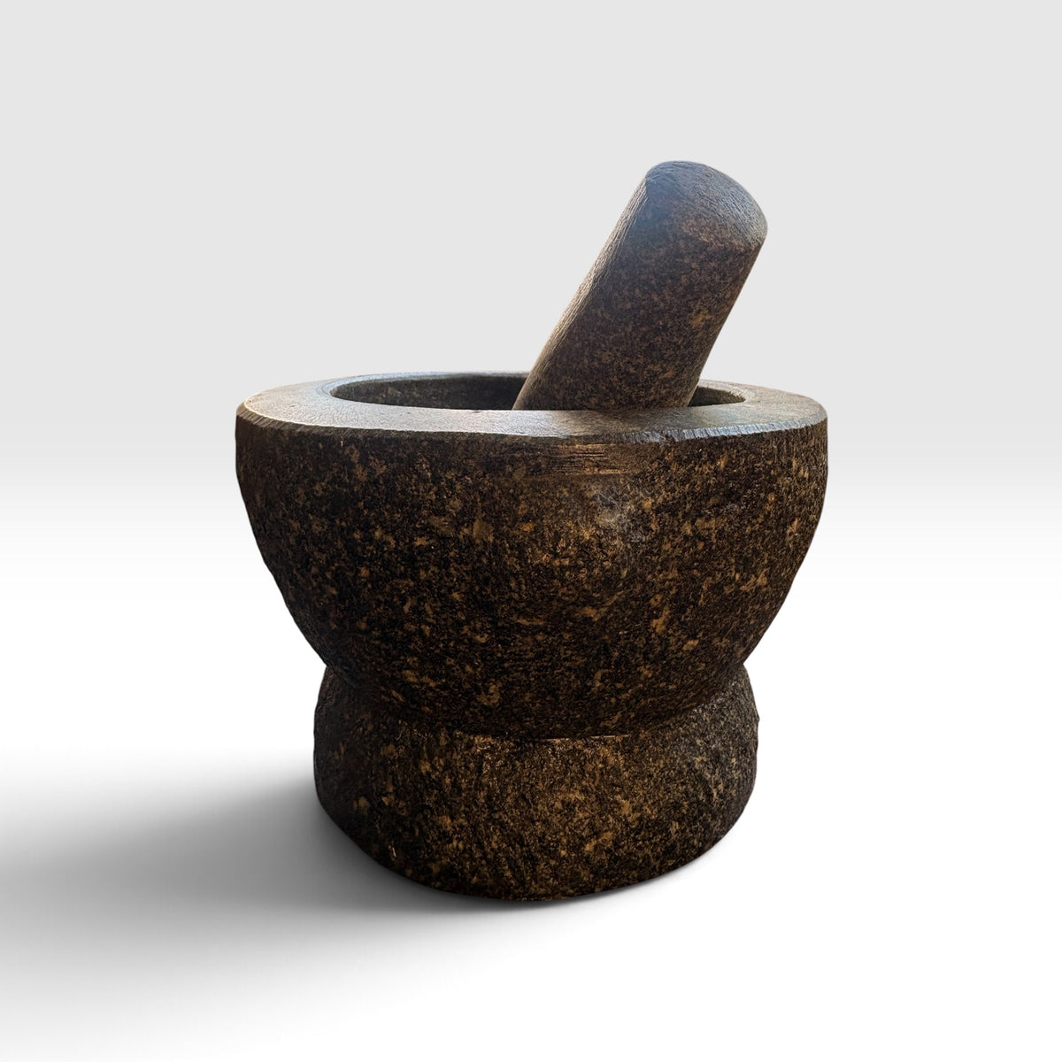 Large Vintage Stone Mortar & Pestle