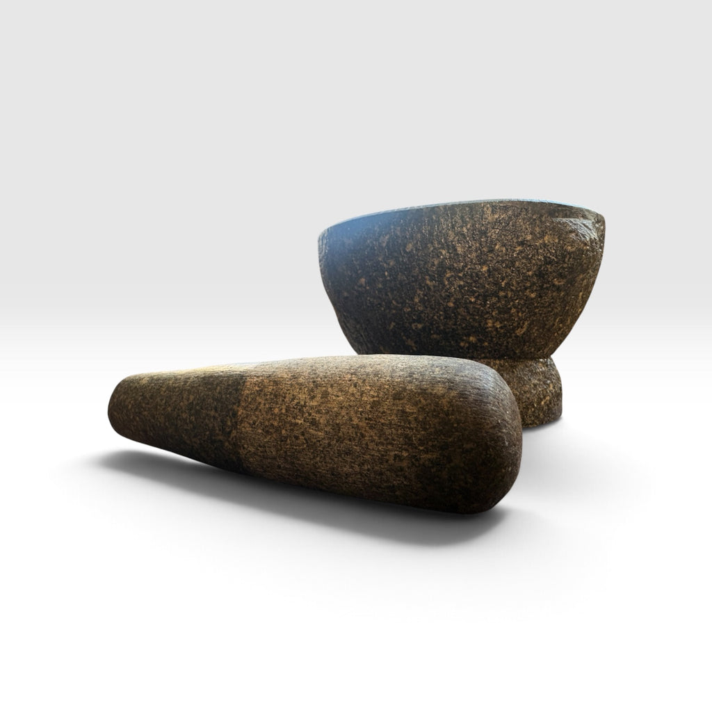 Large Vintage Stone Mortar & Pestle